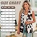Suhoaziia Women Sleeveless Vest Tops One Button Vintage Work Office Blazer V Neck Outerwear Waistcoat Open Front Business Dress Suits Plus Size 2025 Fall Fashion Outfits, Brown Cow Print
