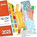 Index Tabs for AAPC Version ICD-10-CM 2025/2026 (Book not Included), The Complete Official Codebook, 56 Color Coded Clear PVC Laminated Tabs, Bookmarker, 50 ICD-10 Coding Guidelines Tabs 6 Blank Tabs