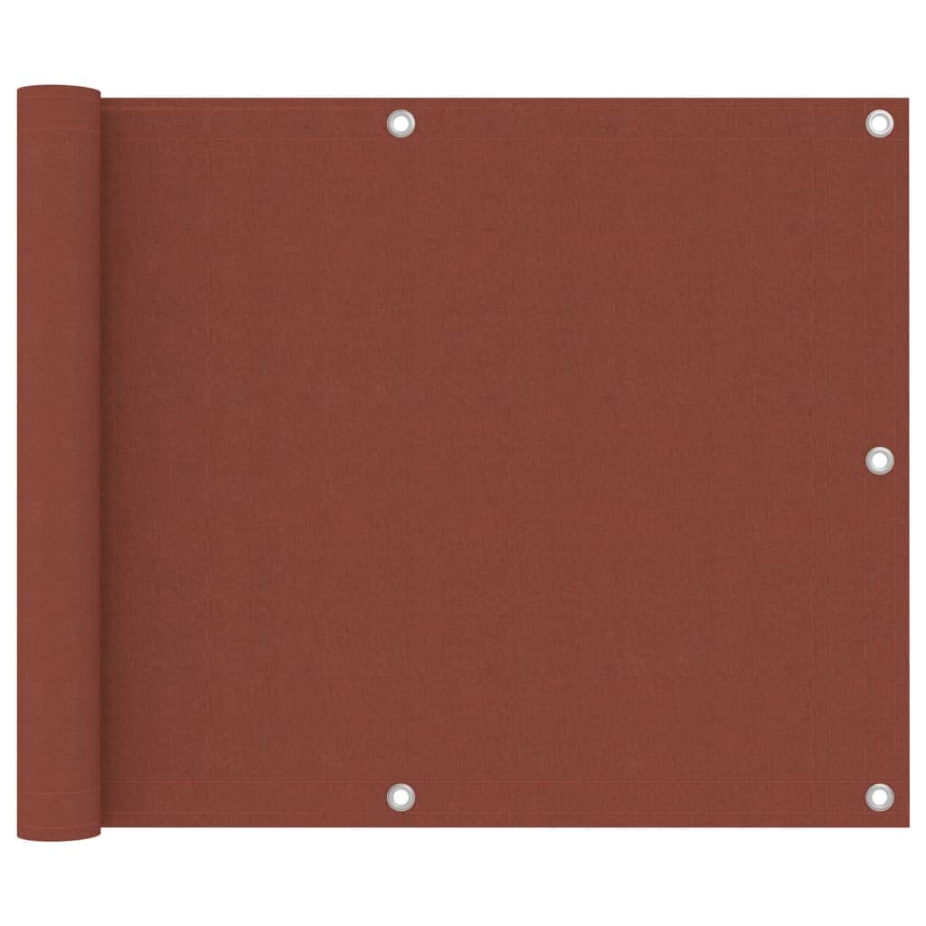 vidaXL Balcony Screen Terracotta 75x300 cm Oxford Fabric — image 1