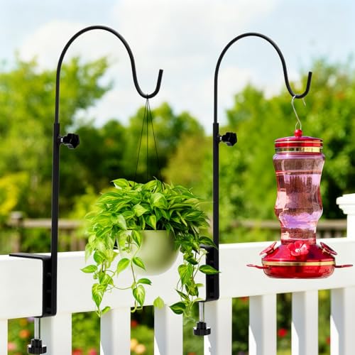 Yetene 2 Pcs 16 Inch Deck Hook Bird Feeder Hanger