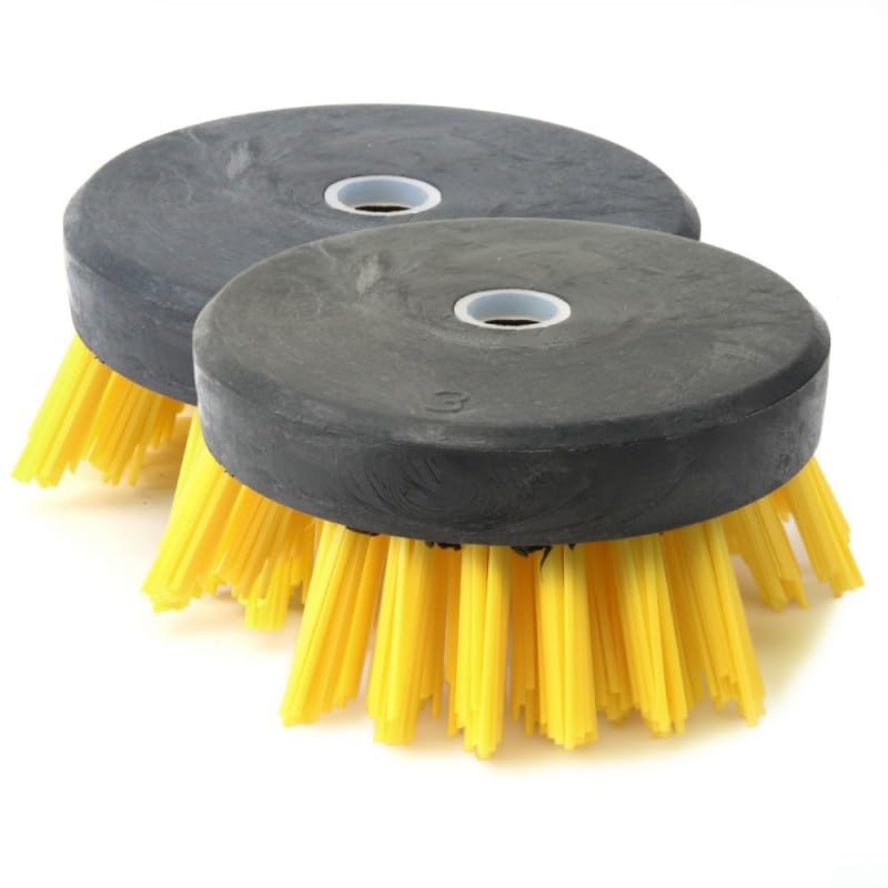 Matijardin - 2 Têtes brosse désherbage débroussailleuse Universelle nylon Rilsan jaune
