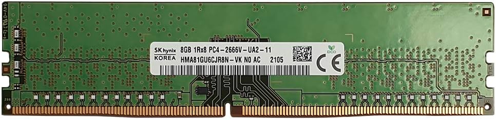 SK Hynix Hma81gs6afr8 N-uh Non ECC PC4–19200 2400 MHz 8 Go 1,2 V DDR4 mémoire SODIMM pour