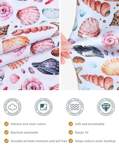 Image of Scrub Caps for Women with Buttons, Classic Surgical Caps | Double-Sided Printed, Adjustable,Long Hours, Sweatbands, Fabric Help Reduce Static Buildup
