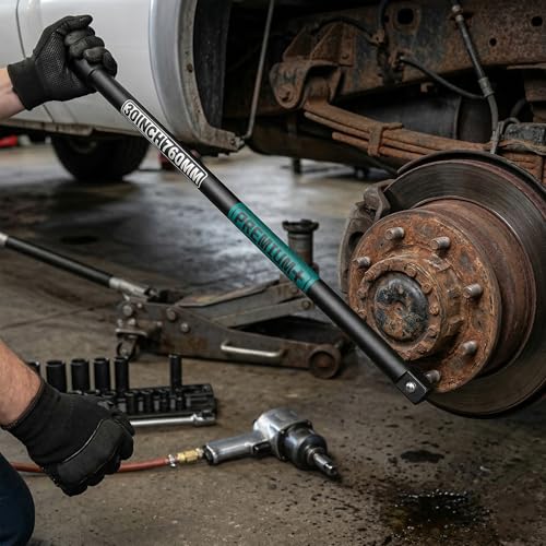 Image of 1 /2 inch Drive Impact Extension Bar, 30 Inch Length Socket Extension, CR-V Steel, Narrow and Deep Areas in Automobile Maintenance, Mechanical Assembly or Industrial Operations