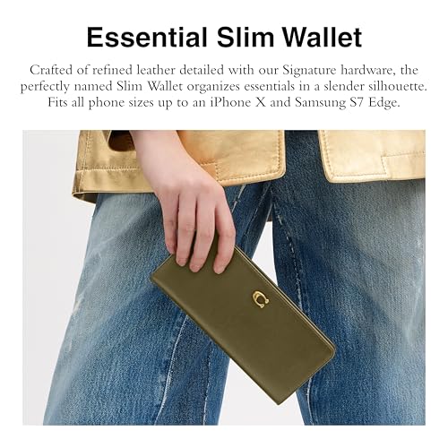 Coach Women's Essential Slim Wallet, B4/Olive2