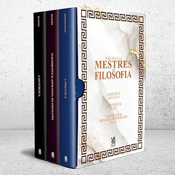 Capa do livro Biblioteca Mestres da Filosofia - Box com 3 Livros