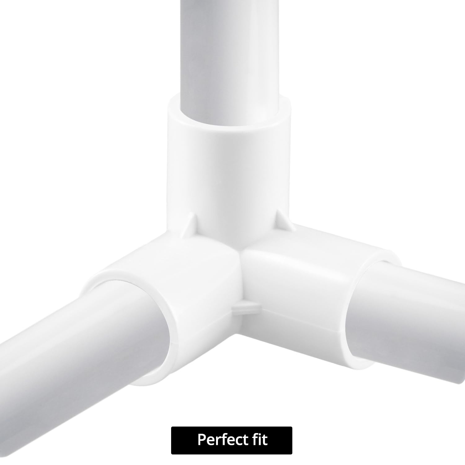 12 Pezzi Connettori A T A 3 Vie In PVC Per Tubi - Diametri 20mm, 25mm, 32mm - Per Distribuzione Acqua, Irrigazione, Piscine