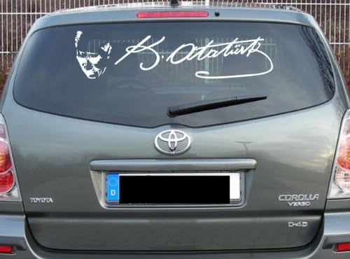 Car Sticker Atatürk 500 mm x 120 mm