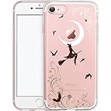 iPhone 7 Case, SwiftBox Cute Cartoon Case for iPhone 7 (Halloween Witches)