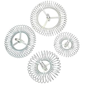 KOTARBAU schoorsteenbezem van verenstaaldraad flexibel robuust schoorsteenbezem roetborstel schoorsteenreiniger geharde schoorsteen open haard 160 mm zilver
