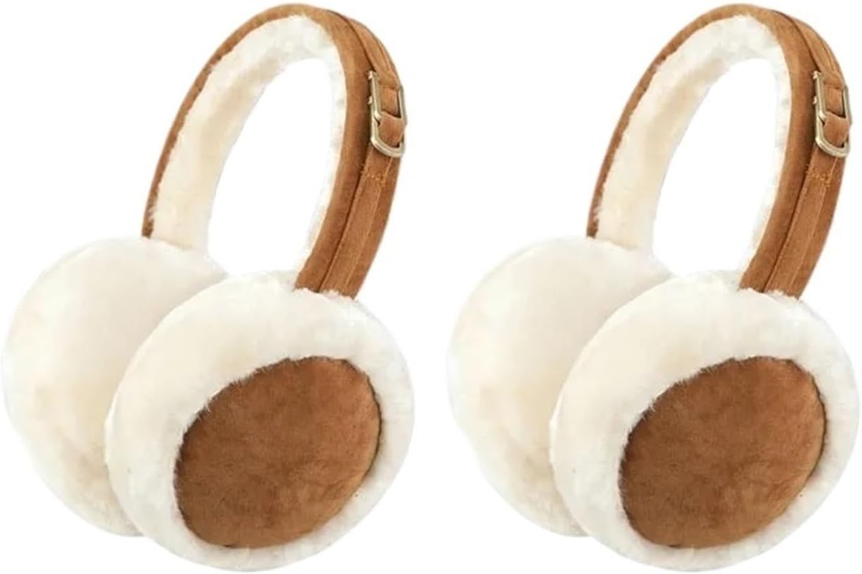 1-3PCS Elegant Women Winter Earmuffs Plush Foldable Soft Ear Warmers Outdoor Cold Weather Casual Activities