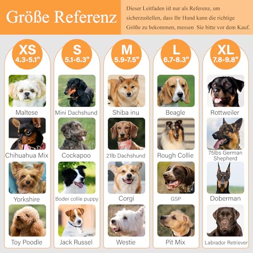 Yingphia Maulkorb Für Hunde,Atmungsaktiv & trinkbar,Verstellbar für kleine bis große Hunde (Chihuahua, Schäferhund, Bulldogge) Sicher gegen Beißen, Bellen & Kauen (M)
