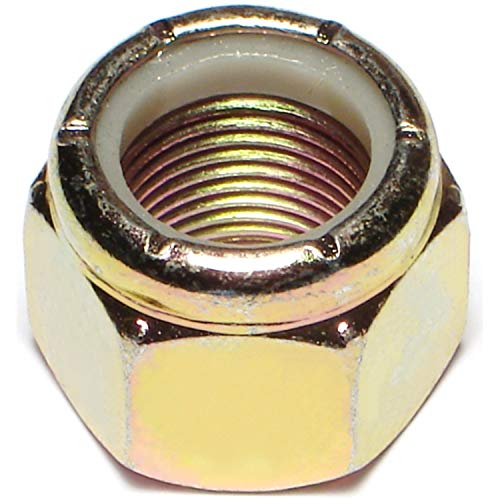 Hard to Find Fastener Yellow Zinc Grade 8 Lock Nuts, Durable Fasteners for Home Improvement, DIY, Construction, 3/4-16 Fine, Pack of 15 by Hard-to-Find Fastener - Used condition - US$8.46