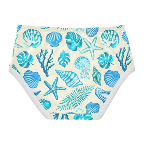 Ocean Shell Coral Toddler Girls's Underwear 2T 23028722