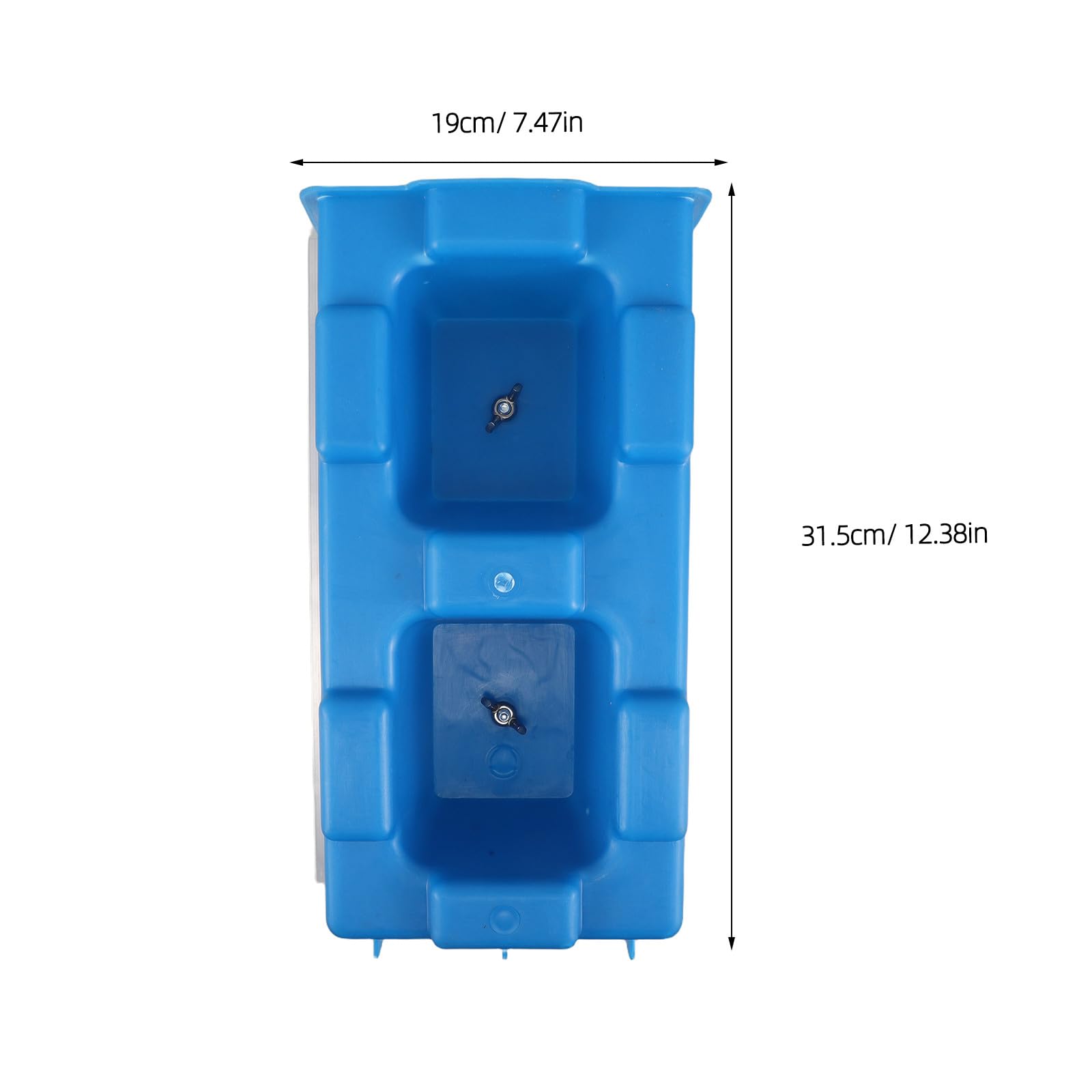 Molde hueco para ladrillos, moldes de hormigón reutilizables, de plástico huecos para ladrillos de hormigón para decoración de jardines y paisajismo.