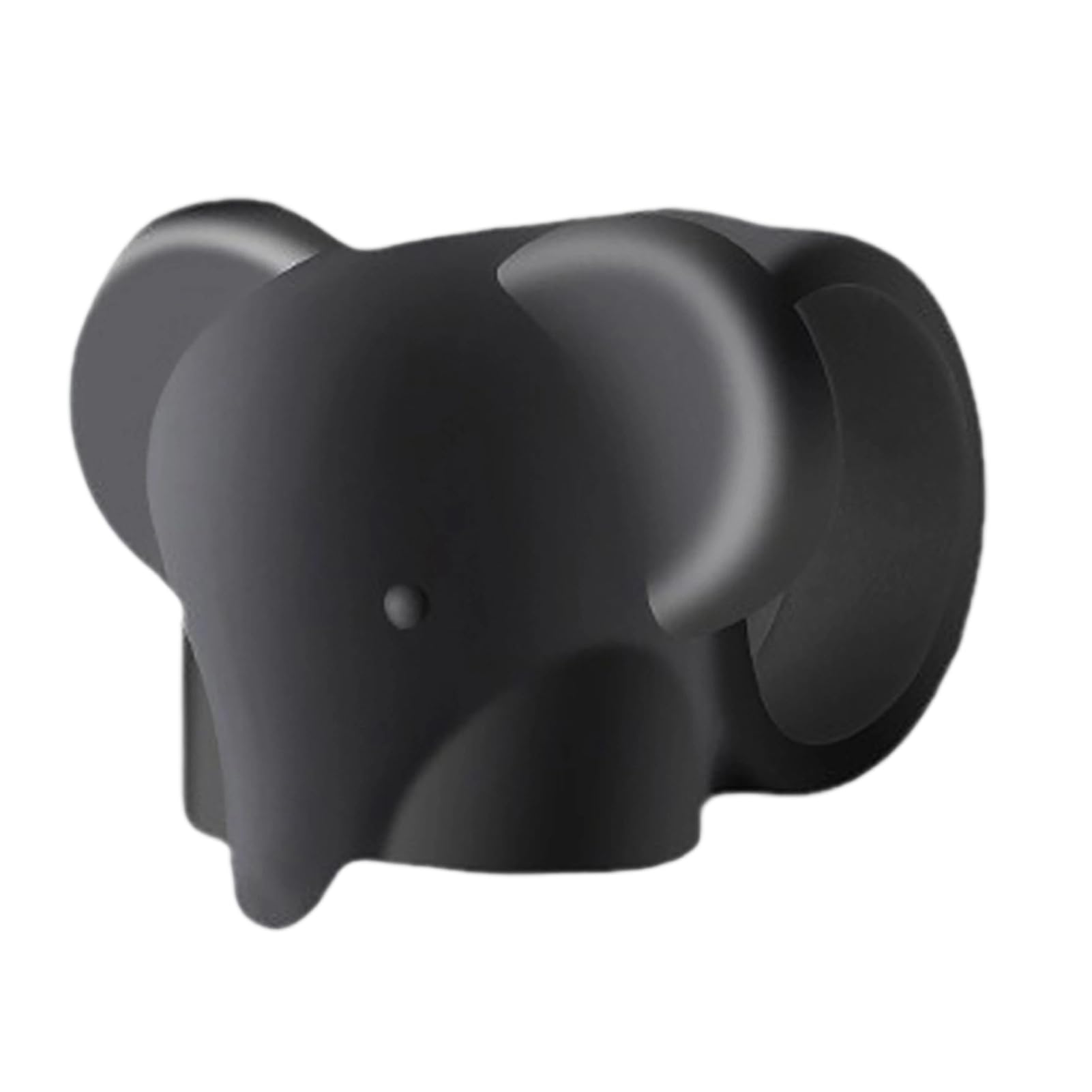 Fortune Cat Door Stopper Wall Protector Shock Absorbing Elephant Door Stops Wall Shield Cushion Adhesive Free Wall Bumper Guard