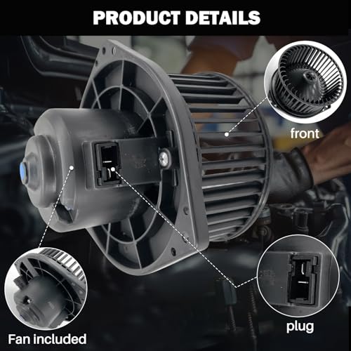 Image of 700044 AC Heater Blower Motor Fan Assembly Fit for Infiniti g20 1999-2002, i 30 1996-1999, qx4 1997-2003 for Nissan Maxima 1995-1999, Pathfinder 1996-2004 272207J201, NI3126103