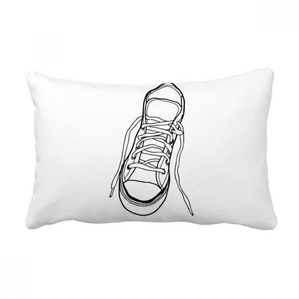 Coussin oreiller lombaire throw peint, une idée cadeau déco originale