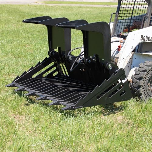 Titan Attachments 82RBGRAP 82 Inch Skeleton Rock Grapple Rake thumb #1