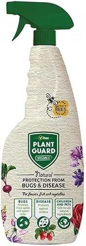 Organic Plant Guard Ready-To-Use Spray 750ml | Natural Pest & Disease Control for Plants, Flowers, Fruits & Vegetables | Protects Against Bugs, Fungi & Mildew | Indoor & Outdoor Use