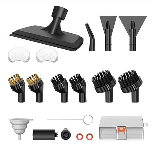 1.4L-2500W Granarbol Dampfreiniger Handgerät, 18PCS Hochtemperatur-Dampfreiniger Bürstenkopf austauschen