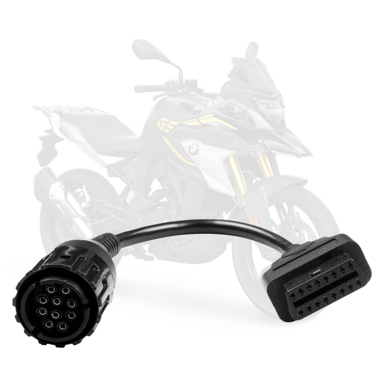 VZG OBD2 Diagnostic Adapter,10 to 16 Pin OBD2 Adapter for BMW