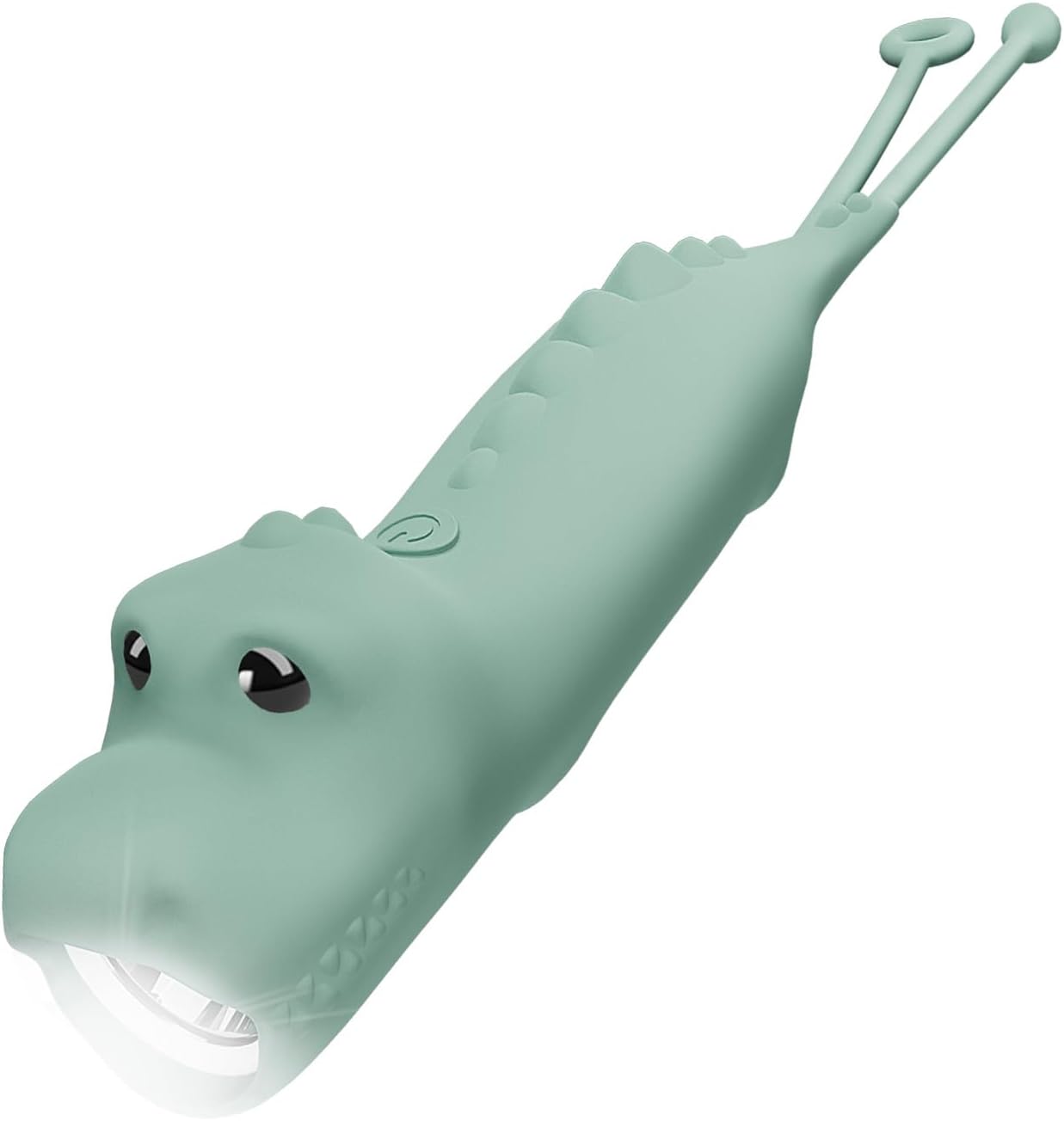 Teprewes Dinosaur Outdoor Kid's Flashlight Rechargeable, Led Flashlight, Fun and Lightweight Kid Flashlight Suitable for Camping and Outdoor Exploration, Dog Walking, Birthday Gift