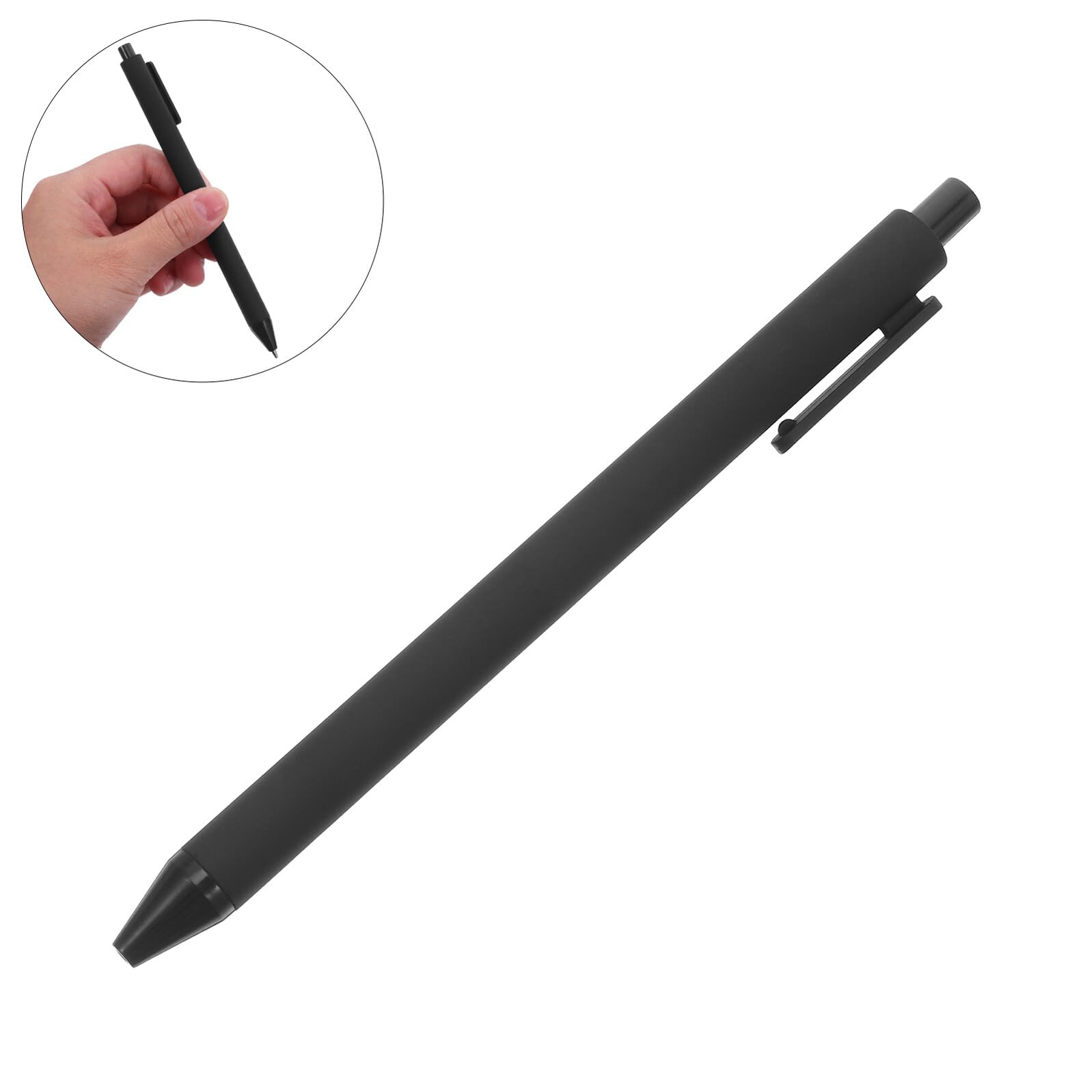 MAGICLULU 108pezzi Penne Gel Nere Retrattili in Plastica Design Retrattile senza Sforzo Scrittura Scorrevole Inchiostro ad Asciugatura Rapida per Ufficio e Scuola come Articoli per Ufficio