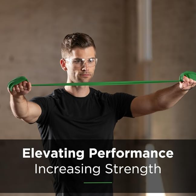 THERABAND Resistance Bands, 6 Yard Roll Professional Latex Elastic Band For Upper & Lower Body, Core Exercise, Physical Therapy, Pilates, Home Workouts, & Rehab, Green, Heavy, Level 4