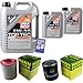 Produktbild QR-PARTS 69327598 Filter Set Inspektionspaket 7 Liter Liqui Moly Motoröl Top Tec 4200 5W-30 MANN-FILTER Luftfilter Ölfilter