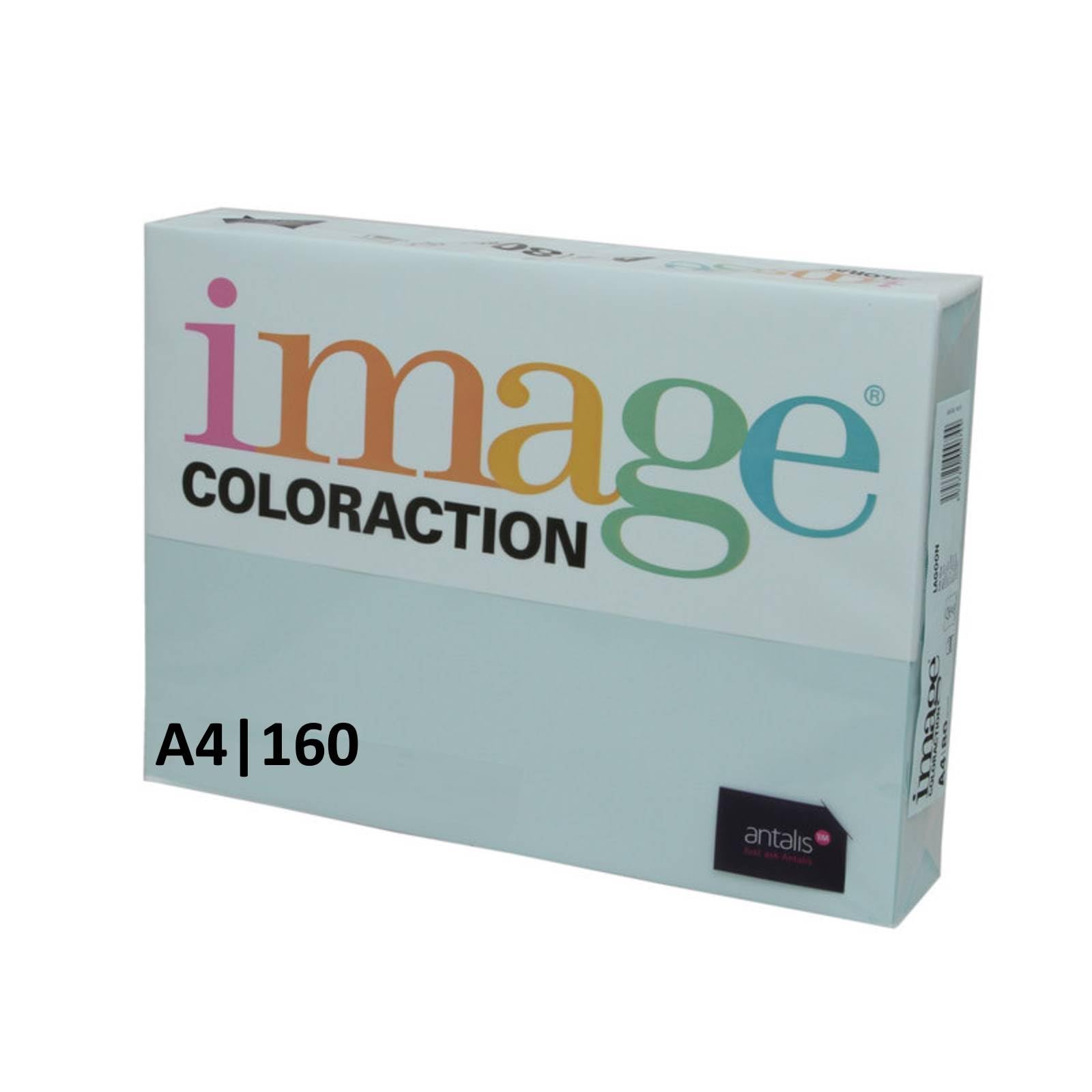 Image Coloraction A4 Coloured Paper (A4 210mm x 297mm) 160gsm Lagoon (Pale Blue) - 250 Sheets