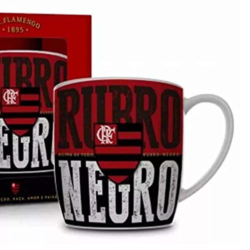 CANECA PORCELANA URBAN 360ML - FLAMENGO