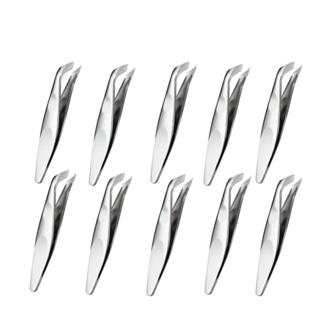 1/10 Stück Nagelknipser Nagelknipser professionelle dicke Nägel super scharfe gebogene Klinge, Silber 10PCS, BH01