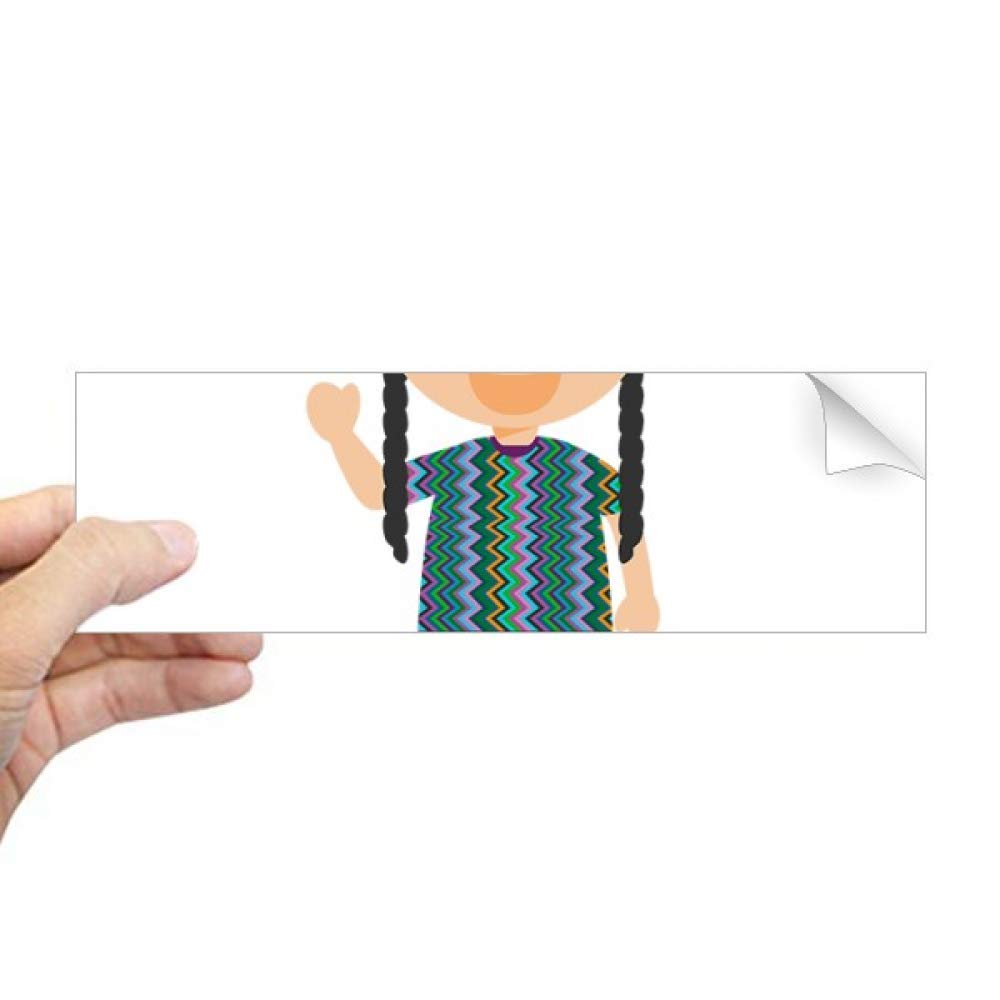 Autocollant fenêtre Guatemala sticker vitrage à motif queue de cochon