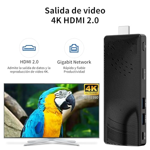 Heigaolapc PC Stick mit Windows 10, Pentium N4200, 4GB RAM