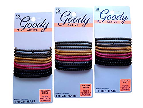 Goody SlideProof High Performance Hair Bands Hair Ties #30300 (EARTHY 3-Pack)