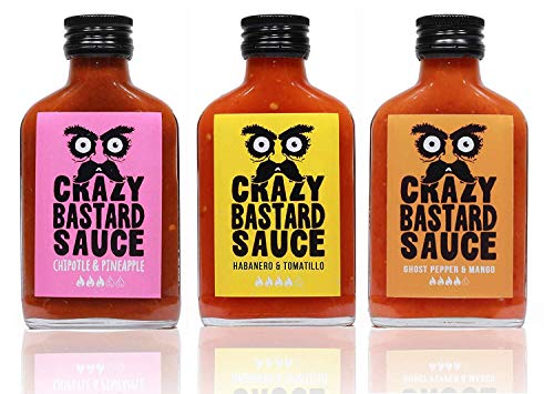 Crazy B Sauce - 3 Mal Chili Set - Scharfe Grillsauce...
