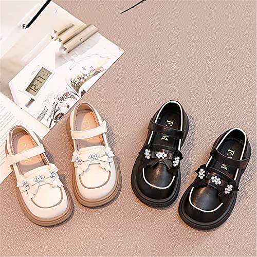 sfdgfhyf 4 to 12 Years Baby Breathable Shoes Little Girl's Adorable Party Girls Dress Bow Shoes Flower Wedding Party3