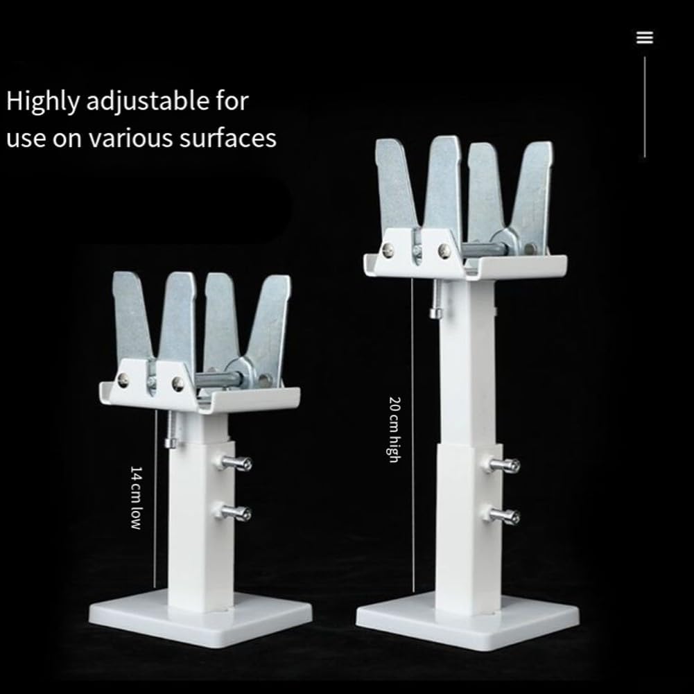 Lot de 2 supports de sol réglables pour radiateur - Support de plaque en acier pour chauffage de panneau - Hauteur de 14 à 21 cm - Design extensible fixe pour plus de stabilité