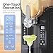 Slushie Machine, No Ice Needed Slushy Maker for Home, Real-Time Temp Display, Frozen Drink Maker with 6 Preset Programs for Ice Cream, Frappés, Milk Shake and More, Black, 1 Pack+3Modes