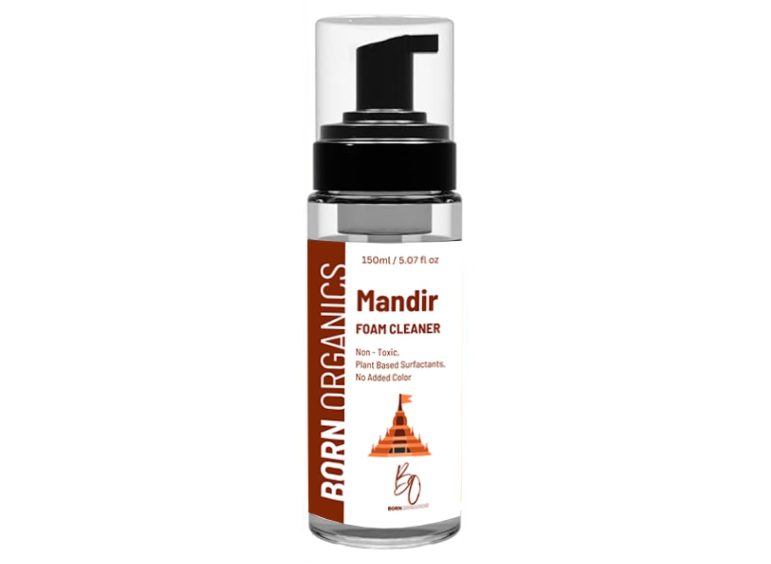 Born Organics Mandir Non-Toxic Foam Cleaner, Plant Based Surfactants, Soot & Carbon Remover, works on stubron black stains from Diya and Dhoop 150ml (1) (B0DHPS7QXV) Amazon Price History, Amazon Price Tracker
