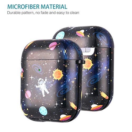 Airpods Case Gen 2&1, Lokigo Spacemen Airpods Case Cover Full Protective Airpods With Wireless Charging Hard Case Kits With Keychain/Strap/Earhooks/Watch Band Holder For Girls Women Men #TOP3