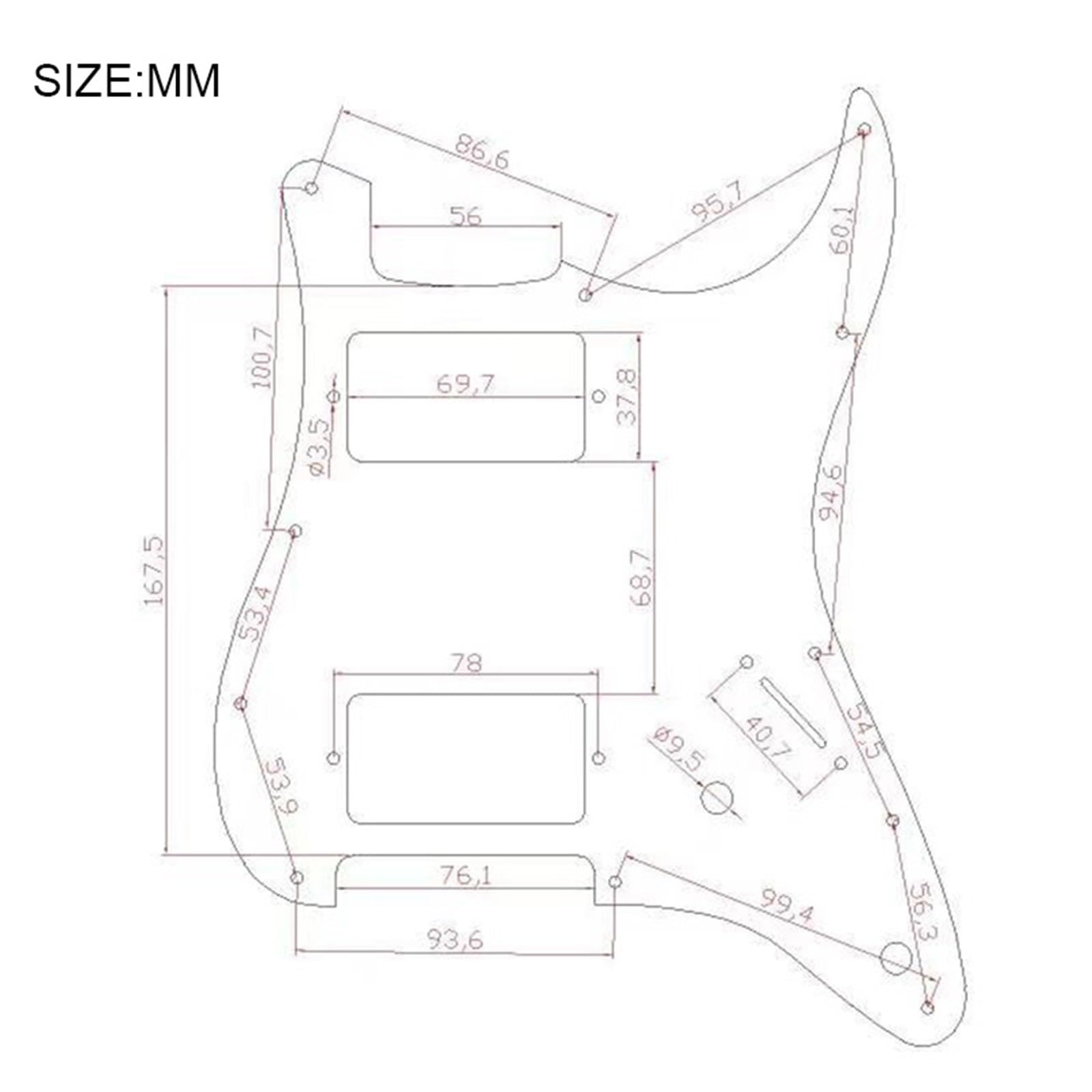 Przetwornik Pickguard Profesjonalny Zestaw Przetworników Gitarowych Alnico 5 Z Pojedynczą Cewką(Zebra Red)