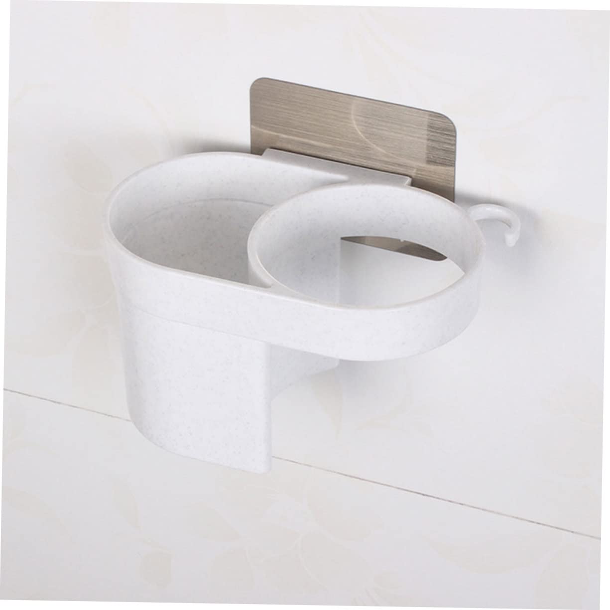 Alipis 3pezzi Supporto Per Asciugacapelli Adesivo Da Parete Organizer Per Phon Installazione Facile Perforazione Design Moderno Per Bagno e Camera Da Letto
