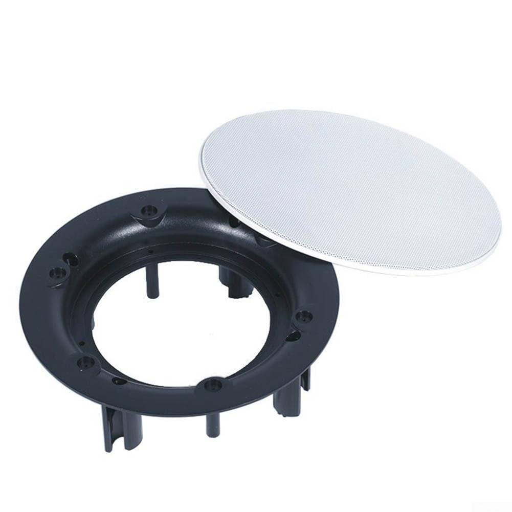 Lautsprechergitter-Abdeckung, Deckengitter, runder Subwoofer-Schutz, eingebettete Deckenbasis, Staubschutz (10,2 cm 1 Set)