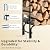 PeakPursuit 4Ft Heavy Duty Firewood Rack Outdoor with Cover, Large Steel Log Holder for Patio, Backyard, Fireplace, Weatherproof Wood Storage with Ventilated Design, Easy Assembly