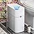 CTIME 3 Gallon Motion Sensor Bathroom Trash Can Automatic Touchless with Lid, 2nd Gen Smart Slim Small Garbage Can (6" W x 11" L x 13" H)