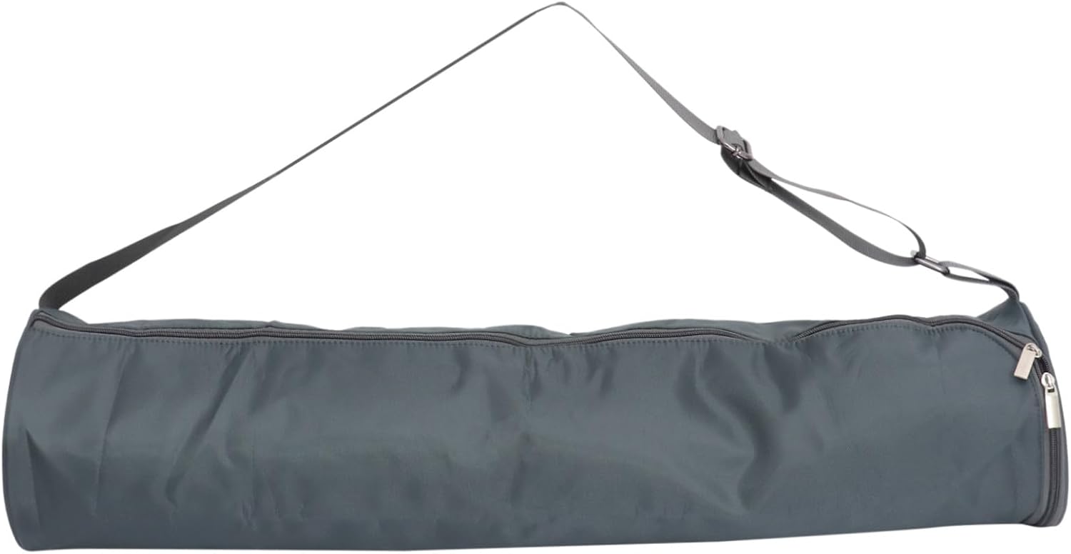 Yoga Mat Storage Bag with Oxford Cloth Lining Adjustable Strap Large Capacity Ventilation Eyelets Fitness Carrier for Men Women