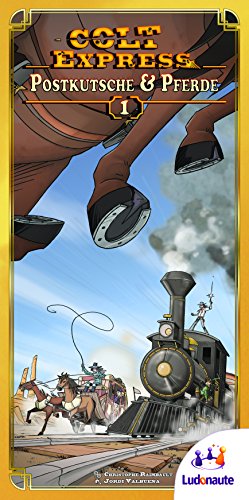 Ludonaute Asmodee Colt Express – Postkutsche & Pferde | Erweiterung | Familienspiel | Brettspiel | 2-6 Spieler | Ab 10+ Jahren… – Ansicht 1