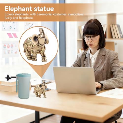 Figura Elefante de Resina para Decoración Hogar miniatura 4